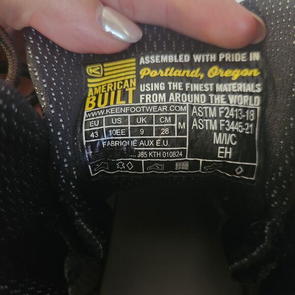 KEEN Utility Men's Mt Vernon II 6" Waterproof Boot (Steel Toe) Work, 10 wide - Picture 7 of 10